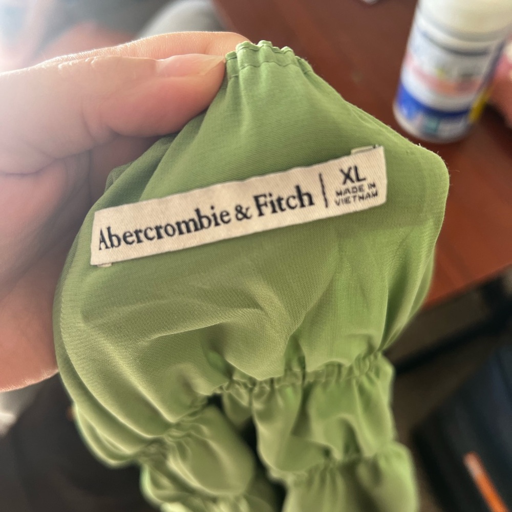 Abercrombie & Fitch Light Green Blouse